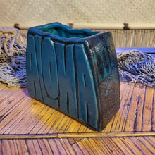 Load image into Gallery viewer, Dark ocean teal Aloha