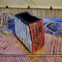 Load image into Gallery viewer, Red letterpress Aloha