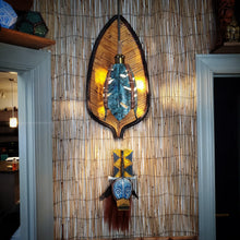 Load image into Gallery viewer, Golden Jade Banana leaf pendant