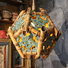 Load image into Gallery viewer, Golden Speckled Jade Tile Lamp