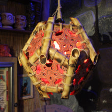 Load image into Gallery viewer, Red Jade Tile Swag Lamp