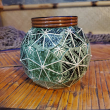 Load image into Gallery viewer, Patterned Green Cocktail Umbrella mug