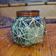 Load image into Gallery viewer, Patterned Green Cocktail Umbrella mug