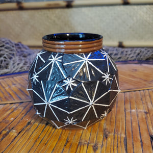 Midnight black Cocktail Umbrella mug