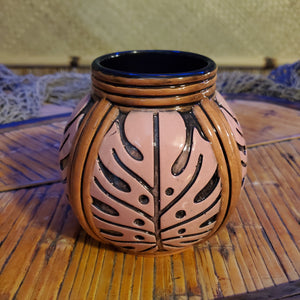 Pink Rattan Mug (glaze test)