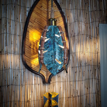 Load image into Gallery viewer, Golden Jade Banana leaf pendant
