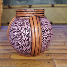 Load image into Gallery viewer, Tapa Rattan Mug Purple
