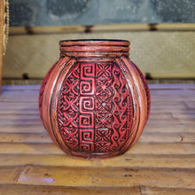 Load image into Gallery viewer, Tapa Rattan Mug Red
