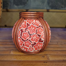Load image into Gallery viewer, Hibiscus Rattan Mug (Red)
