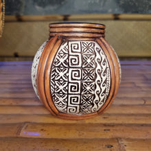 Load image into Gallery viewer, Tapa Rattan Mug White
