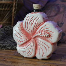 Load image into Gallery viewer, Peaches &amp; cream Hibiscus flask

