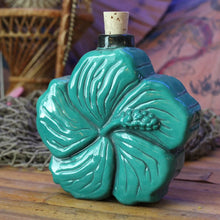 Load image into Gallery viewer, Teal Hibiscus Flask
