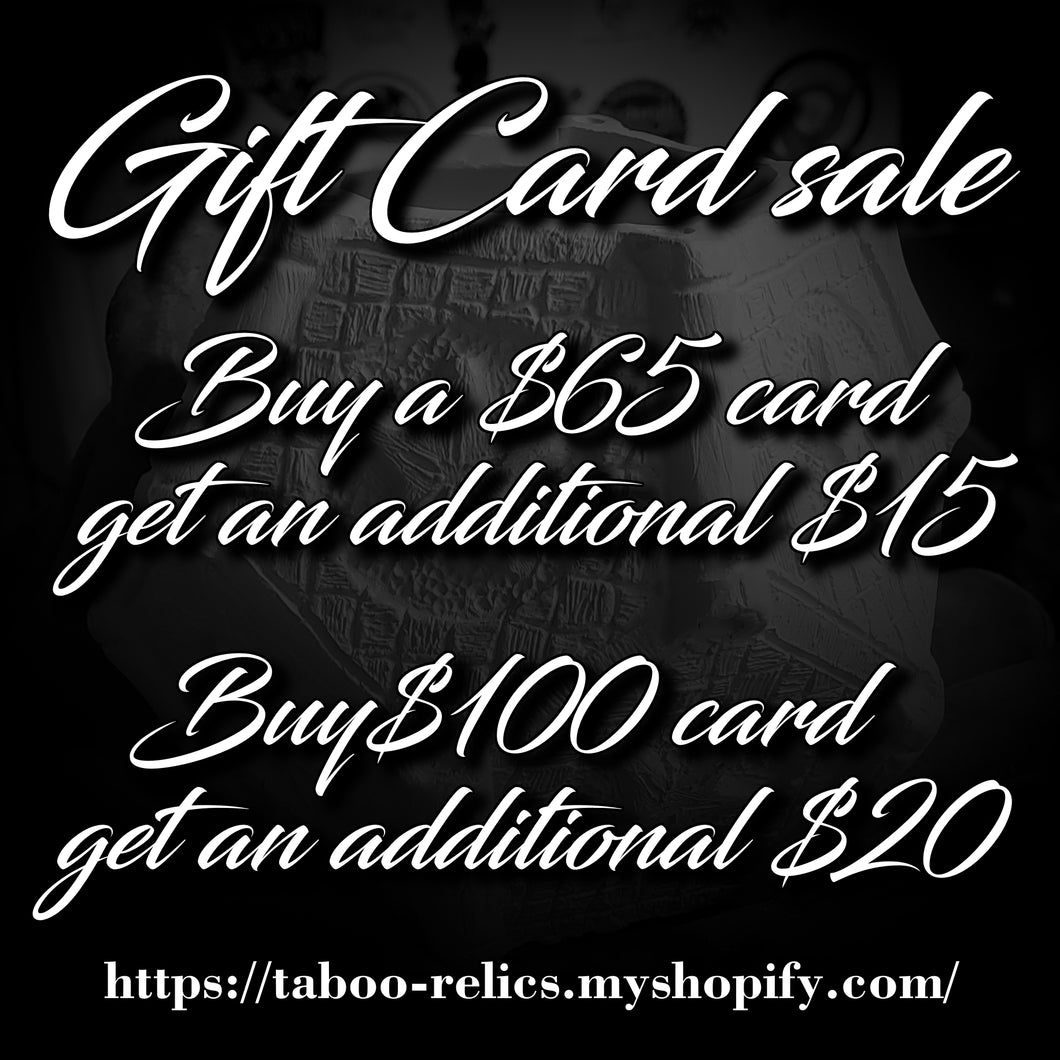 Taboo Relics Gift Card